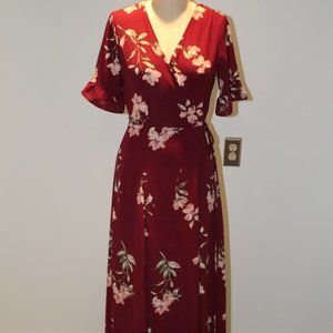 Lulu's Floral Wrap Maxi